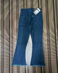 Blue Bellbottom Jeans