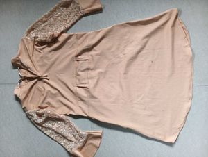 Lace Sleeve Dress