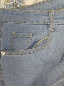 Light Wash Flared Jeans