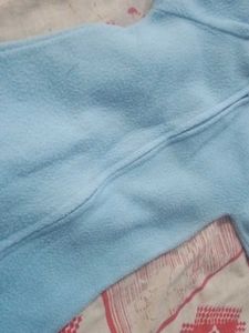 Cozy Baby Blue Sleepsuit