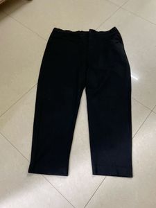 Zara High Waist Elegant Black Trousers