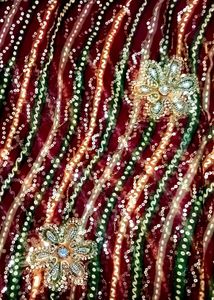 Sandhana Design Saare With Sequins Work❤
