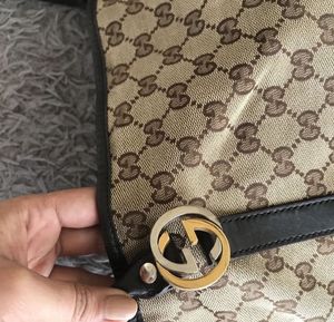 Authentic Gucci GG Monogram Canvas Tote Bag