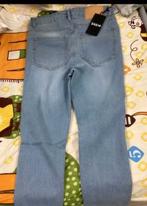 Shein Ankle Length Mid Waist Skinny Fit Jeans