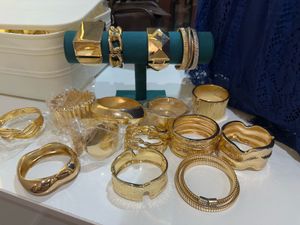 New Gold Chunky Bracelet bangle kada