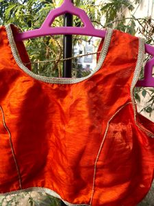 Orange Blouse (gotapattii)