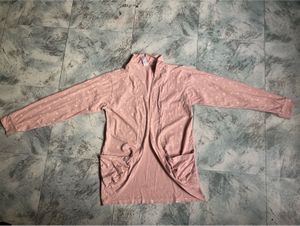 Pink Open Cardigan