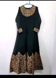 Neavy Blue Heavy Embroidery Gown