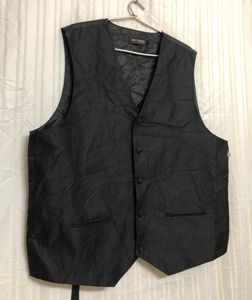 Umo Lorenzo Black Waistcoat