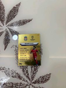 Mohamed Salah Gold Edge Card match attax