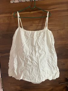 Off White Crochet Top