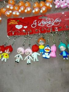 Excellent Bulk of More Than 50 Unique Keychains