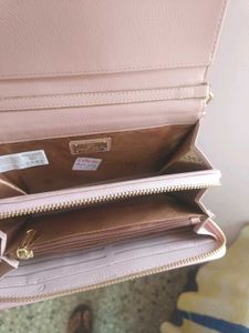 Blush Pink Crossbody Wallet