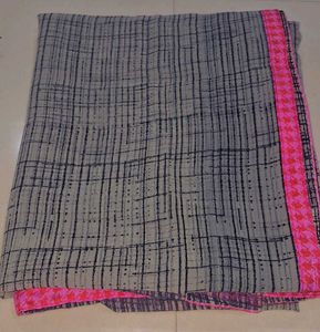 Grey &amp; Pink saree