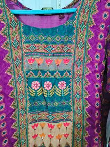 Pretty Magenta Kurta Set