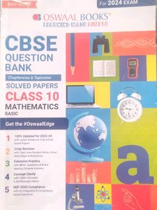 CBSE MATHEMATICS QUESTION BANK (BASIC)