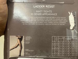 M&amp;S Brand New Sheer Black Stockings