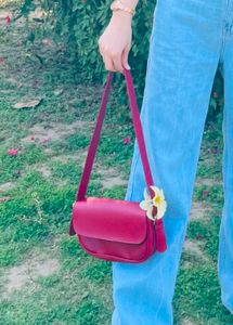 Pinterest Cherry Red Shoulder Bag 🍒