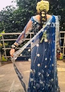 Elegant Blue Lehenga Choli Set