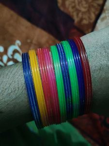 Colourful Bangles Pack Of 9