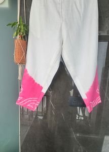 Pink Bandhani Kurti Set with Dupatta