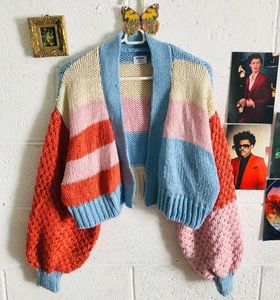 Crochet Knit Cardigan