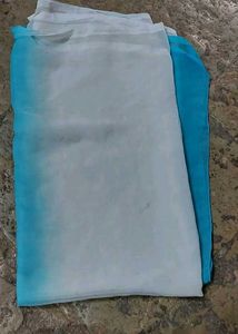 Elegant Blue &amp; White Dupatta