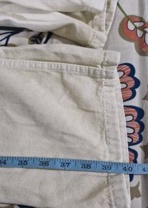 Beige Wide Leg Jeans For Women