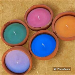 Colorful Decorative Diwali Diyas