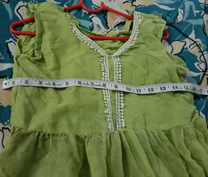 Lime Green Tunic Top