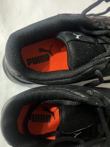Black Puma School Shoes