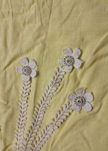 Selling A Light Yellow Colour Full Size Top.