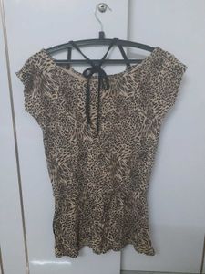 Animal Print Top