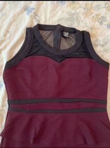 Maroon Party Dress