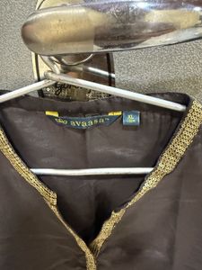 Avaasa Brown Sequined Top - Size XL