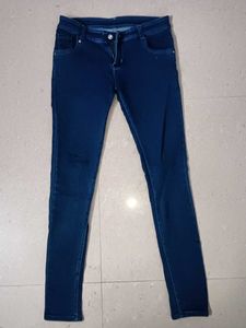 Dark Blue Denim Jeans