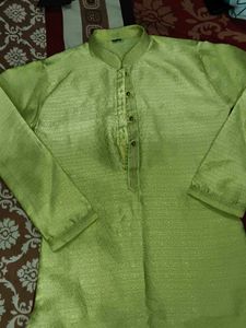 Elegant Lime Green Kurta