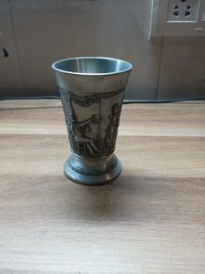 German pewter cup or shot glass