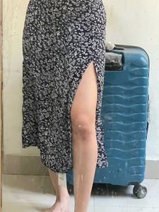 Floral Slit skirts