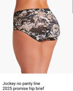 Jockey No Panty Line Floral High-Waisted Briefs