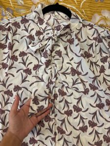 Floral Print Long Sleeve Top