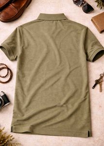 Men's Casual Olive Green Polo