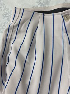 Striped White Pants
