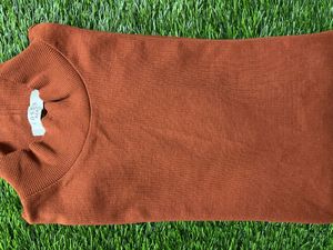 Rust Colour High Neck Top