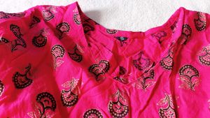 Pink Printed Top