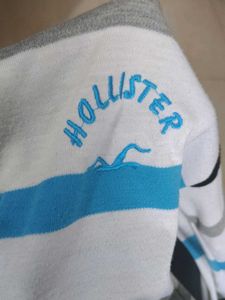 Hollister Striped Polo Shirt