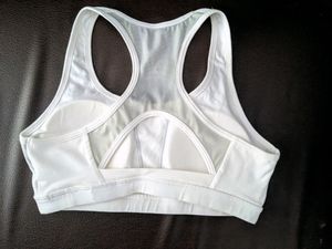 Enamor White Racerback Sports Bra - Size M