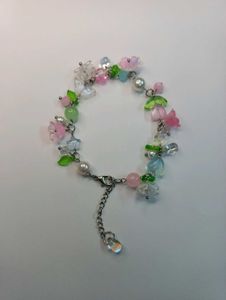 Unique Handmade Glass Beads Bracelet