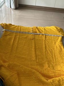 Fixed price Men’s ethnic yellow Kurta