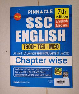 Pinnacle Maths English Reasoning Book 2025